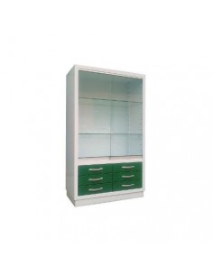 vitrina-clinica-acero-esmaltado-con-6-cajones-de-abs-
